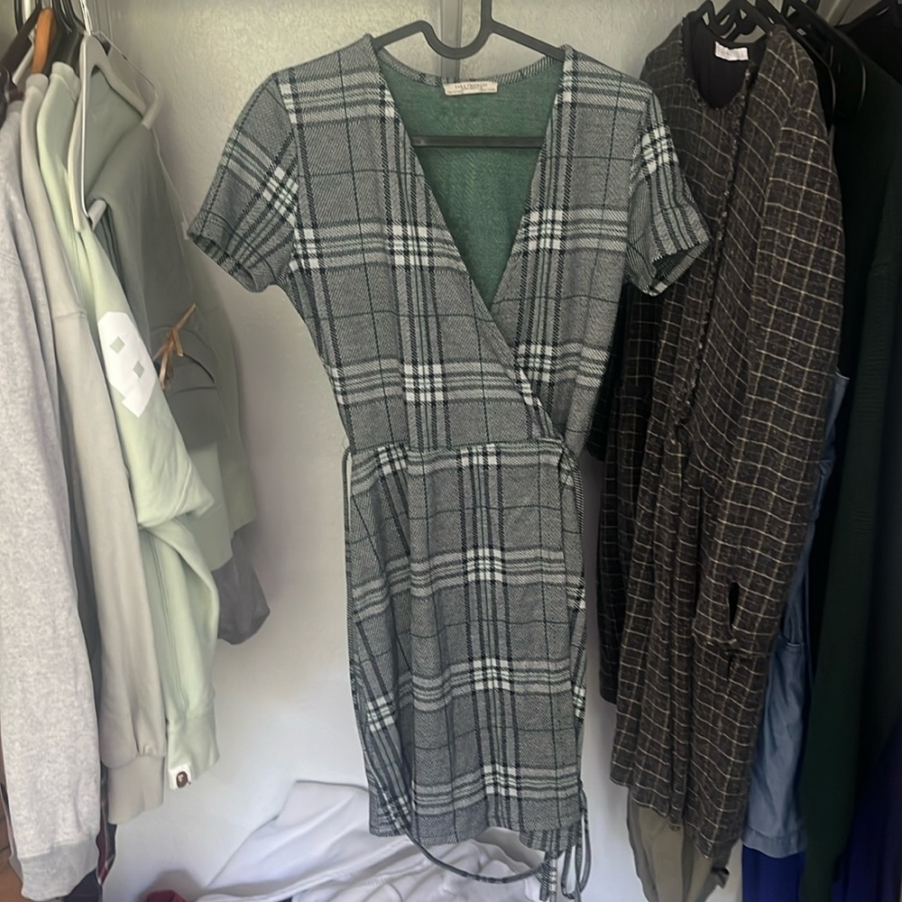 Zara Dress Plaid Size 5 fits like a S